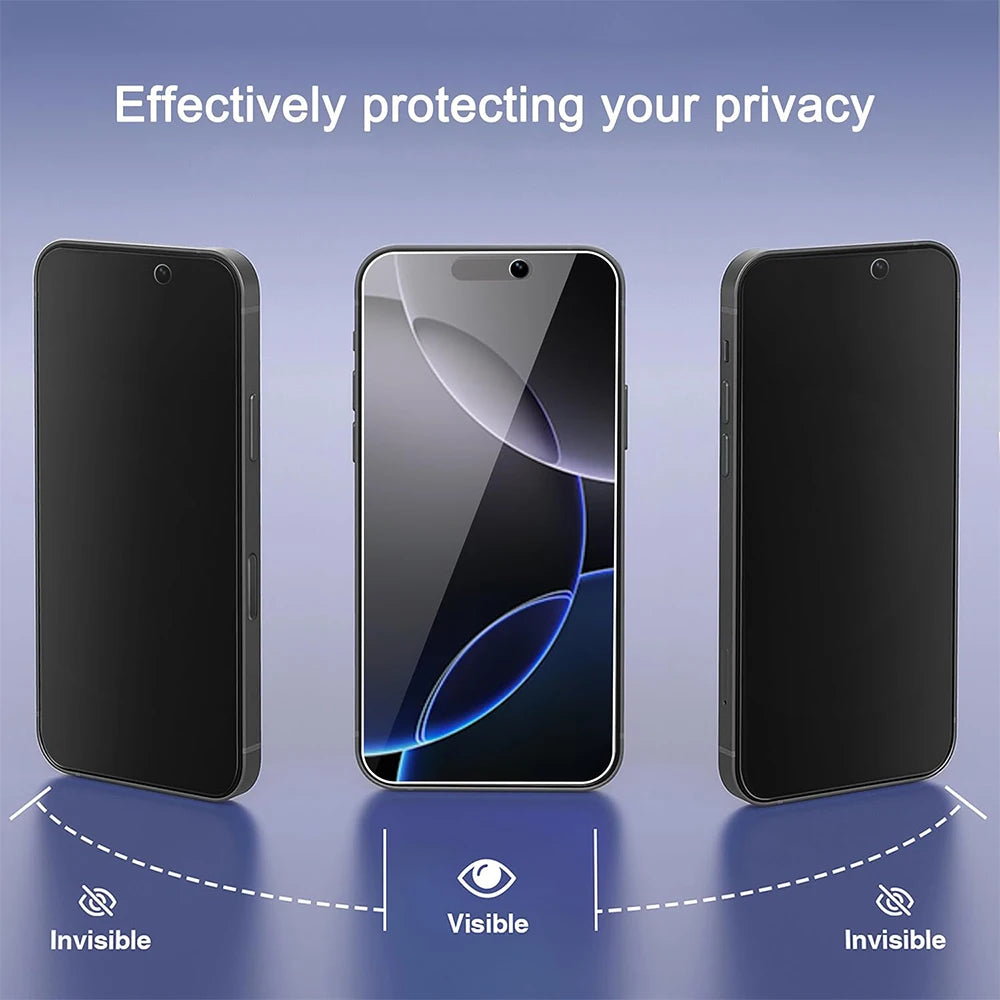 2-Pack Matte Privacy Screen Protector iPhone 17 6.3" Glass Screen Protector Axl