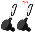 Mini Protein Powder Container with Keychain & Funnel 50ml Supplement Storage Container Axl 2PCS