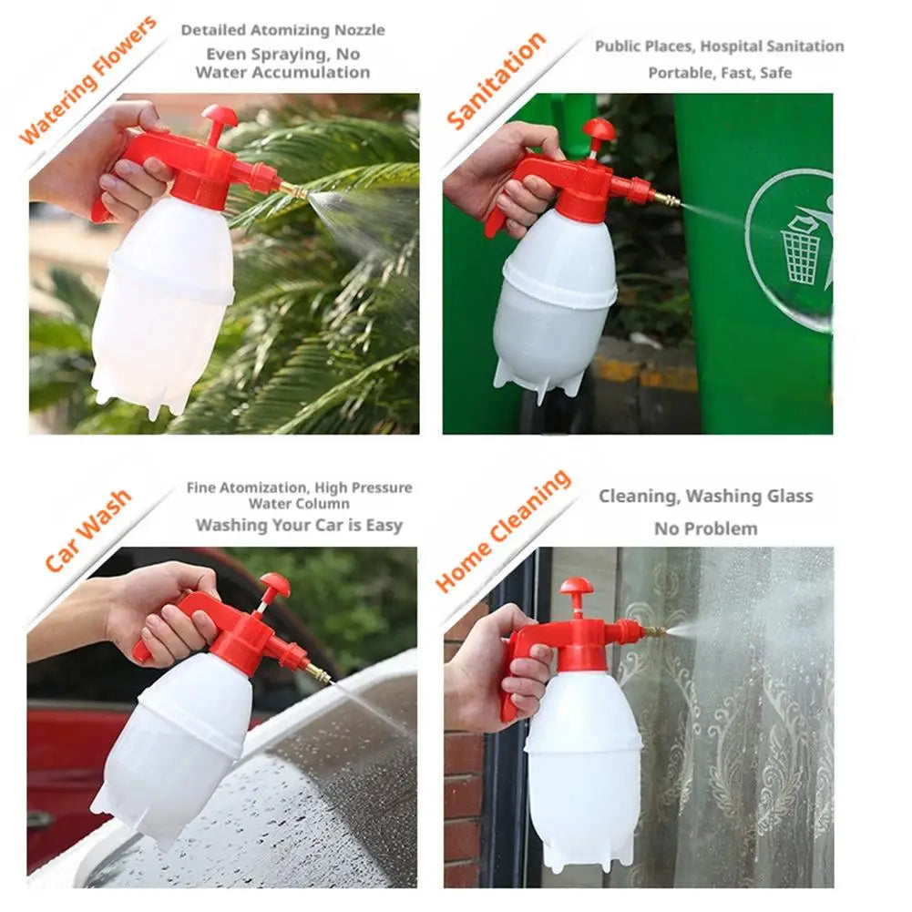 2L One-Hand Pressure Spray Bottle | Manual Pump Garden Sprayer Garden Pump Sprayer Axl