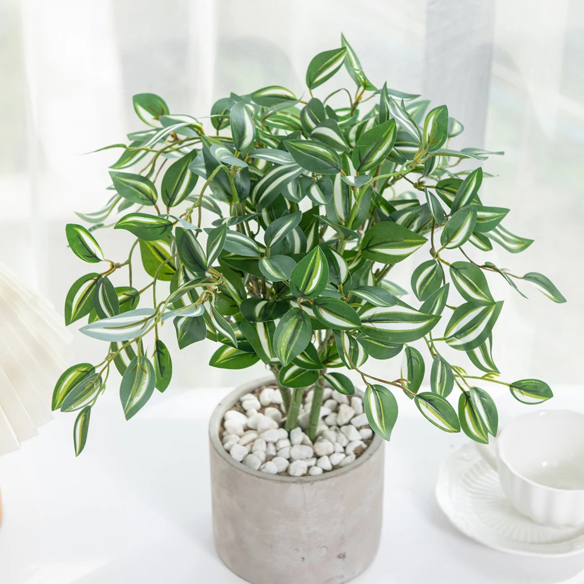 Artificial Green Leaf Bonsai Branch – Indoor & Outdoor Decor Artificial Plant Decor Axl