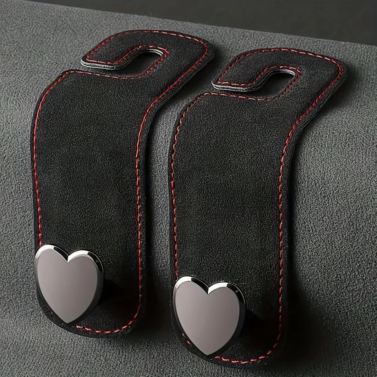 Heart-Shaped Car Seat Back Storage Bag | SUV & Sedan Car Seat Organizer Axl