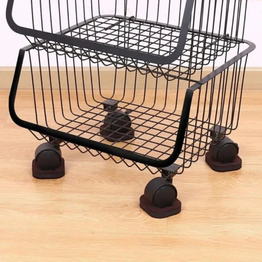5-Pack Chair Caster Cups – Anti-Slip Furniture Floor Protector Pads Furniture Floor Protector Axl