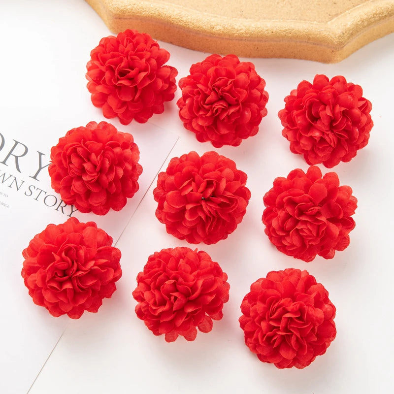 Silk Autumn Hydrangea Artificial Flowers | Wedding & Home Decor Artificial Silk Flowers Axl color 4 30 pcs