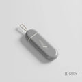 Compact Pill Organizer Box with Push-Lock Lid | Travel & Home Pill Organizer Box Axl Grey-1pc