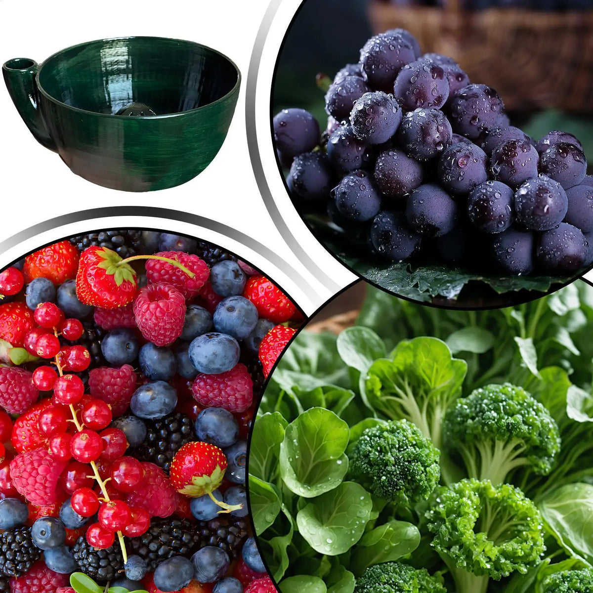 Fruit Washer Spinner Bowl with Strainer | Berry Cleaner Fruit Spinner Bowl Axl
