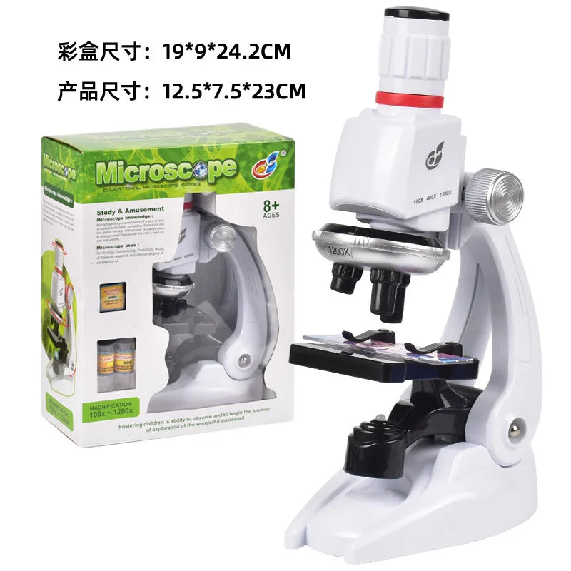 Kids' Biology Microscope Lab Science Kit – STEM Gift for Children Kids Science Kit Axl C2155