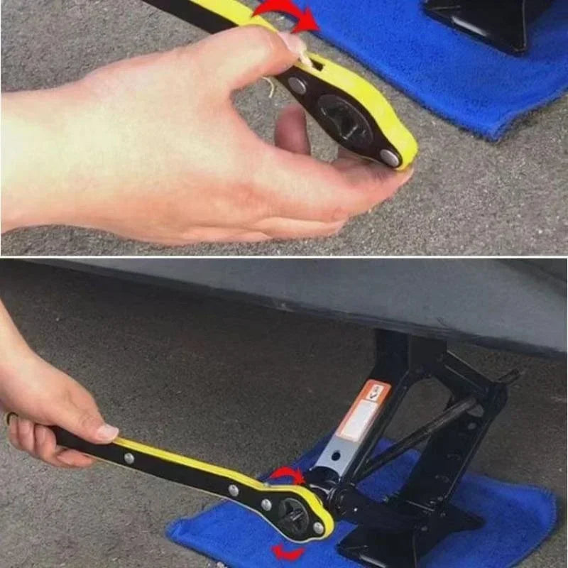 Cross Lug Wrench – Labor-Saving Car Jack & Tire Removal Tool Lug Wrench Tool Axl