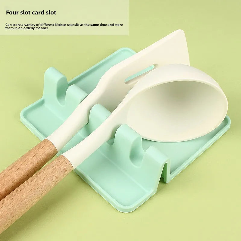 Silicone Kitchen Mat – Dish Rack, Drip Mat & Spoon Rest Silicone Kitchen Mat Axl