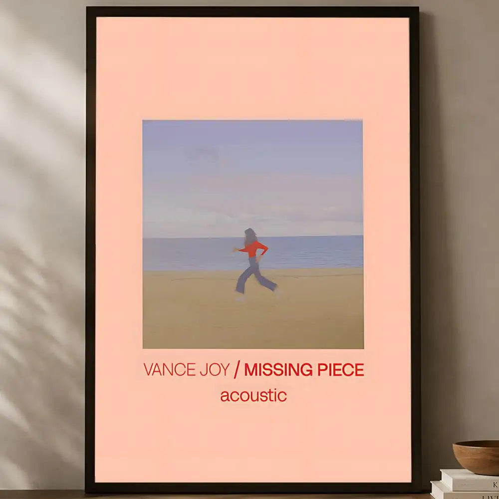 Vance Joy Self-Stick HD PVC Wall Poster – Waterproof Art Decor Wall Art Poster Axl White08 60X90cmNoframe
