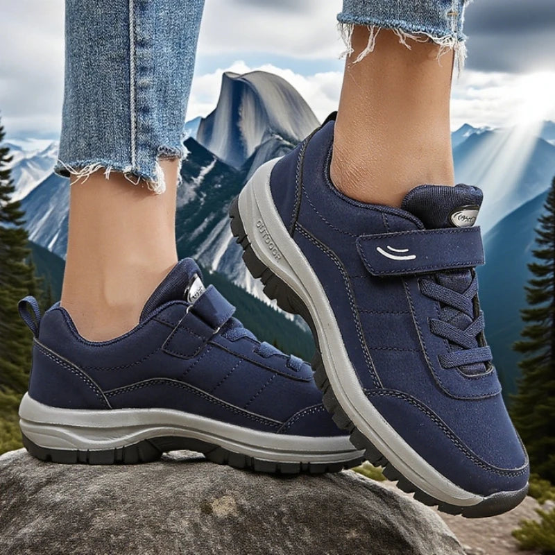 AZGB Women's Breathable Slip-On Sneakers – Thick Sole, All-Season Women's Sneakers Axl