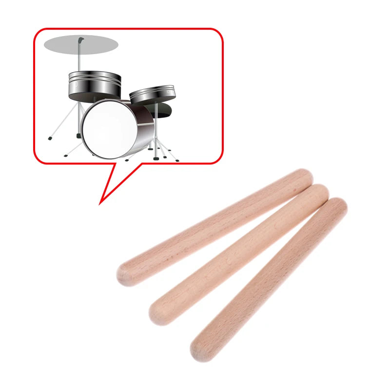 Wooden Rhythm Sticks for Kids – Beginner Percussion Set Kids Rhythm Sticks Axl