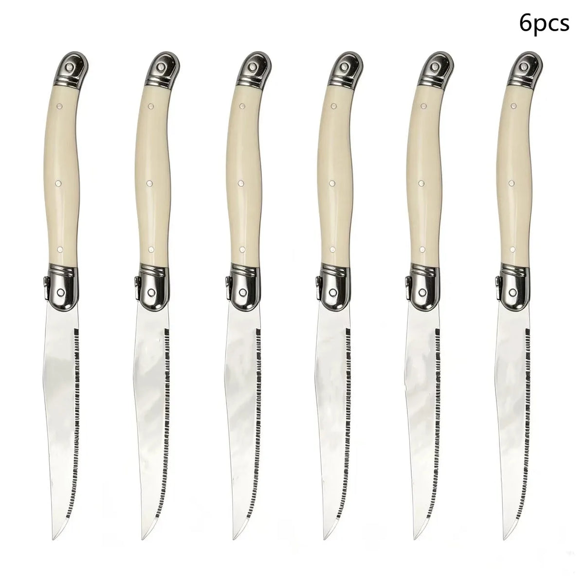 Laguiole Cutlery Set 4–24pc | Ivory Handle Stainless Steel Flatware Cutlery Set Axl 6pcsknifes China Mainland