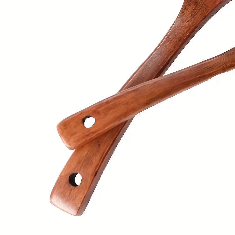 Non-Stick Solid Wood Cooking Spoon – Kitchen Soup Ladle Wooden Kitchen Utensil Axl