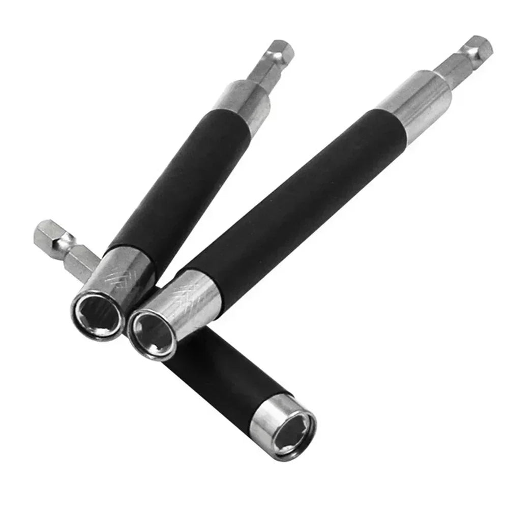 Magnetic Screwdriver Bit Holder 1/4" Hex Extension Rod – 80–140mm Bit Holder Extension Axl