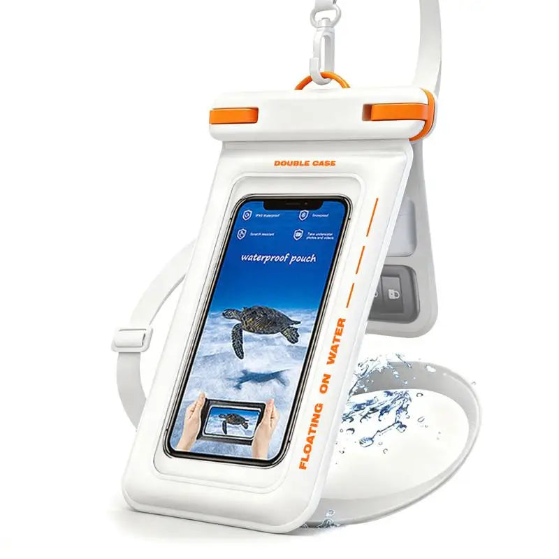 IPX8 Floating Waterproof Phone Pouch with Lanyard – 30m Waterproof Phone Pouch Axl B