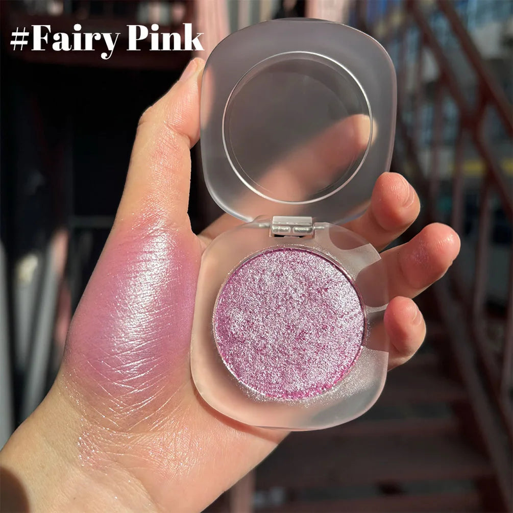 Cream Highlighter Contour Palette – Vegan Private Label Bronzer Cream Highlighter Palette Axl Fairy Pink 1pcs NO LOGO