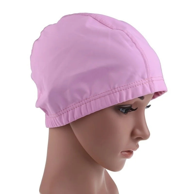 Waterproof Silicone Swim Cap – Unisex Ear Protection Hat Swim Cap Axl Pink