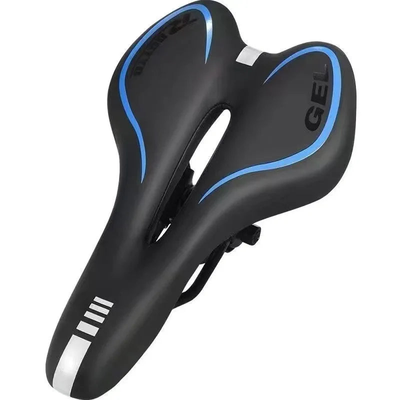 Silicone Gel Bike Saddle – MTB & Road Cycling Seat Cushion Bike Saddle Axl Blue