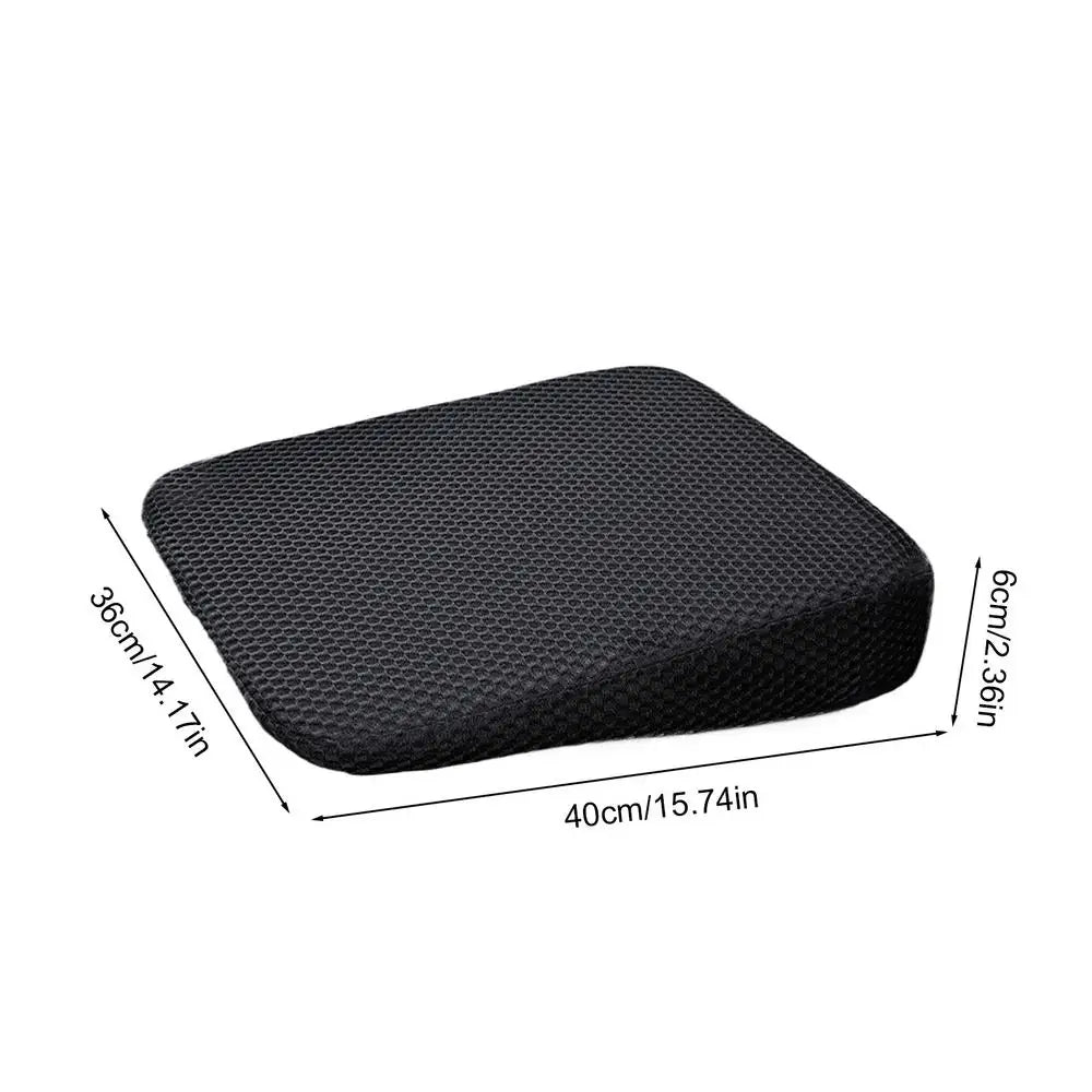 Thickened Driver Seat Booster Cushion – Non-Slip Car Riser Car Seat Booster Cushion Axl Black Other Four Seasons