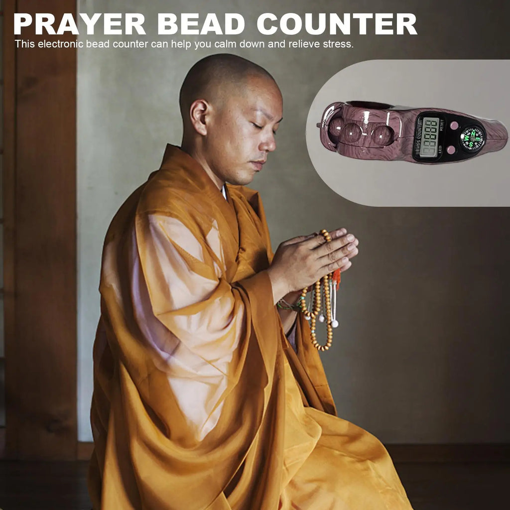 Digital Prayer Beads Counter with Compass | LCD Tally Counter Digital Tally Counter Axl