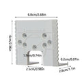 Magnetic Door Hinge Jig Template – Precise Install Tool Door Hinge Jig Axl White