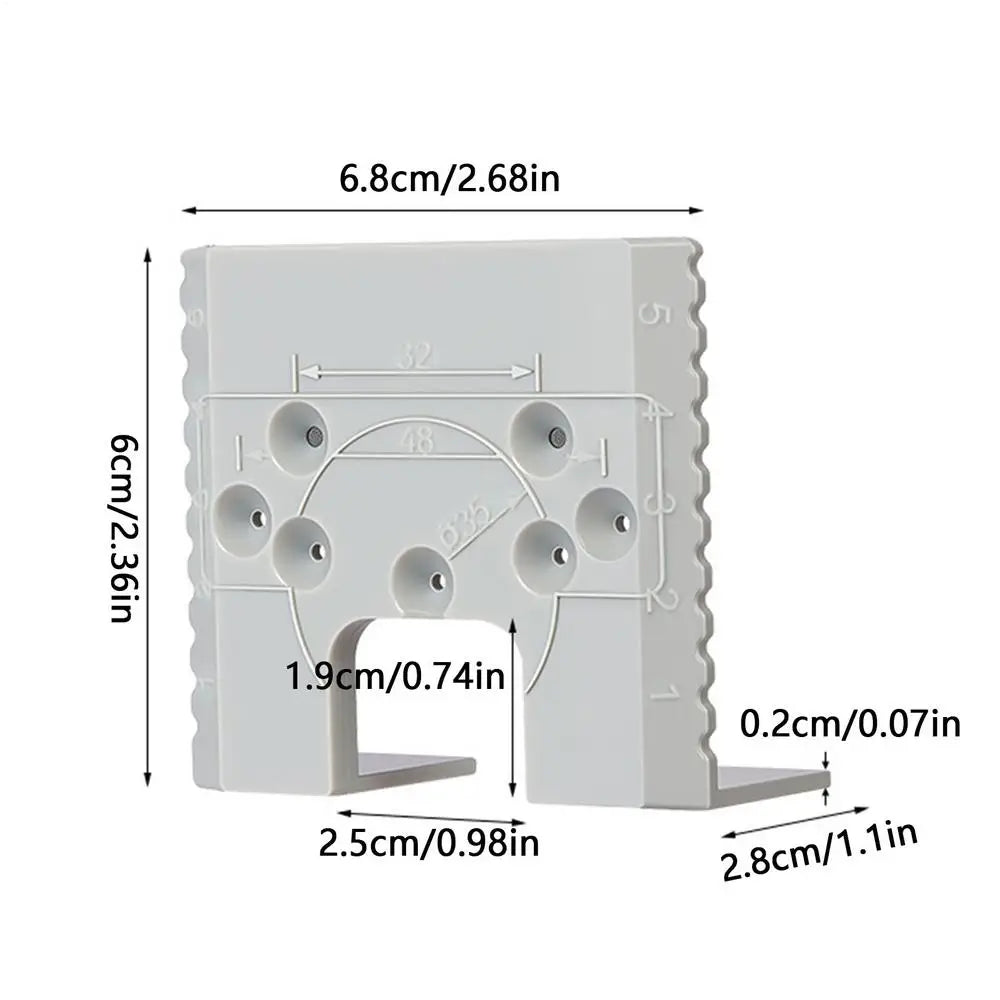 Magnetic Door Hinge Jig Template – Precise Install Tool Door Hinge Jig Axl White