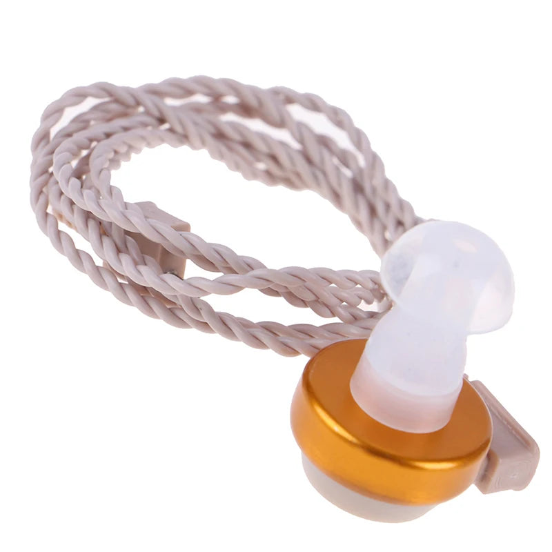 BTE Hearing Aid Receiver & Unilateral Cord Wire 2-Pin Speaker Hearing Aid Accessory Axl one size