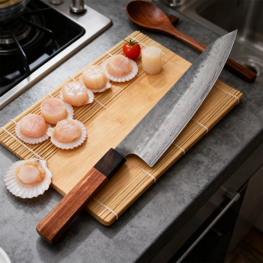Kiritsuke Knife – Sashimi, Salmon, Vegetable & Meat Blade Kitchen Knife Axl