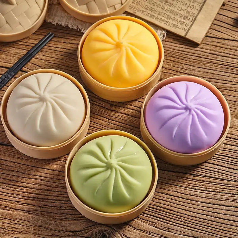 Steamed Bun Squeeze Toy – Slow Rise Sensory Fidget Toy Squeeze Fidget Toy Axl
