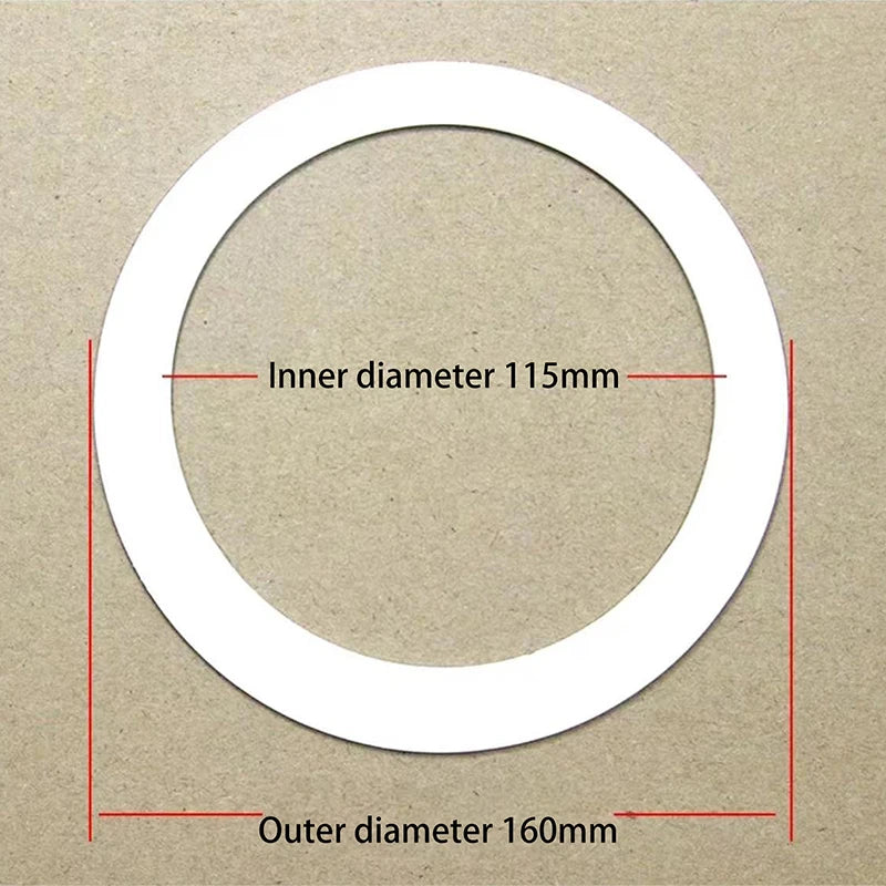 LED Downlight Ring Adapter – White Lampshade Spacer & Gasket Downlight Ring Adapter Axl A10