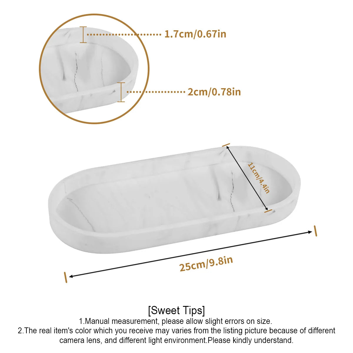 Oval Silicone Soap Dispenser Tray – 9.8" Bathroom Vanity Tray Bathroom Vanity Tray Axl