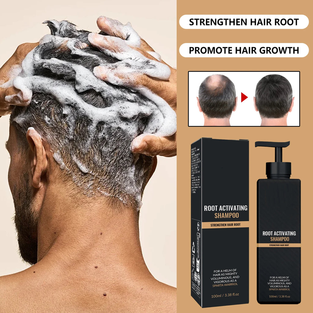 Men's Ginger & Licorice Scalp Care Volumizing Shampoo 100ml Scalp Care Shampoo Axl