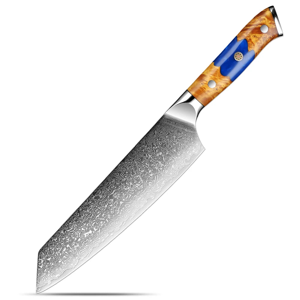 8" VG10 Damascus Steel Kiritsuke Chef Knife – XITUO Damascus Chef Knife Axl Kiritssuke knife