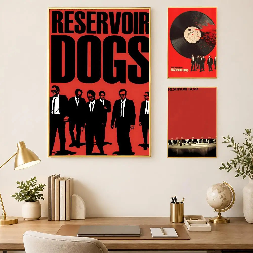 Reservoir Dogs HD PVC Wall Poster – Self-Stick Movie Decor Movie Wall Poster Axl