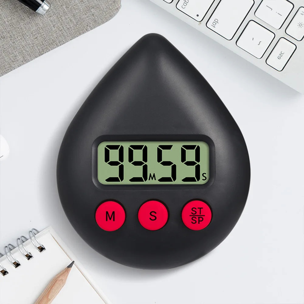 KT THERMO Digital Kitchen Timer – Countdown Clock & Alarm Digital Kitchen Timer Axl Black