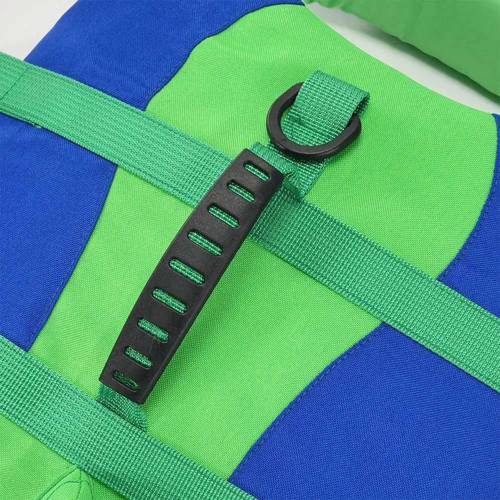 Dog Life Jacket – Adjustable Safety Vest with Rescue Handle Dog Life Jacket Axl
