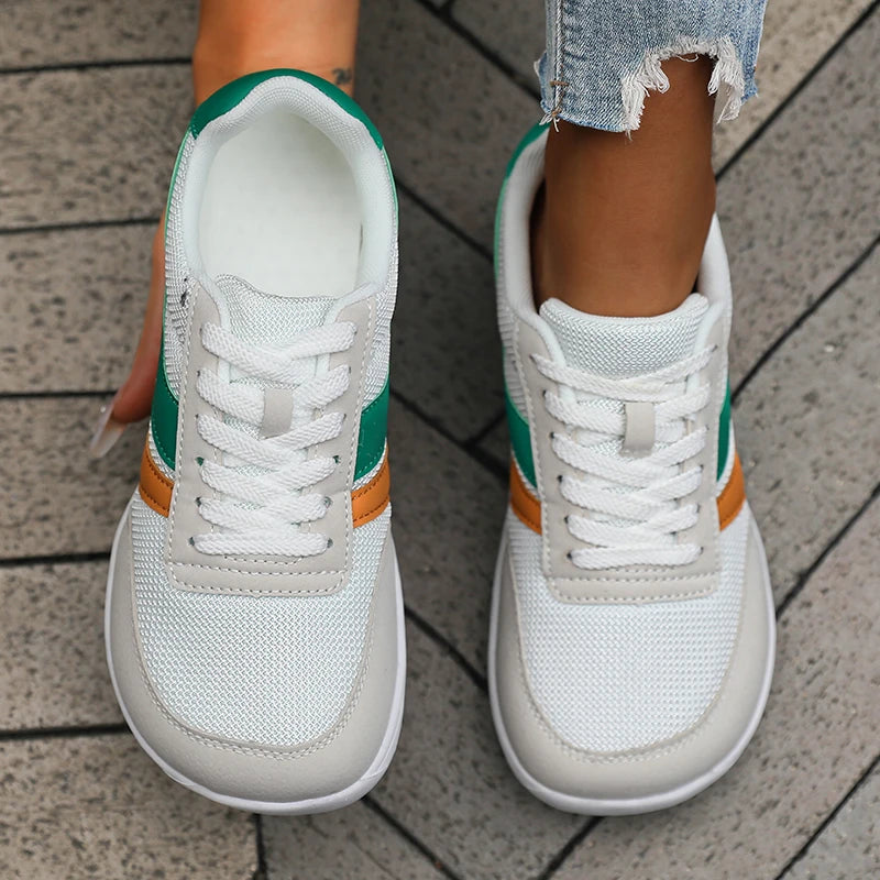 ZULIWAGN Wide Toe Barefoot Sneakers – Breathable Walking Shoes Barefoot Walking Sneakers Axl