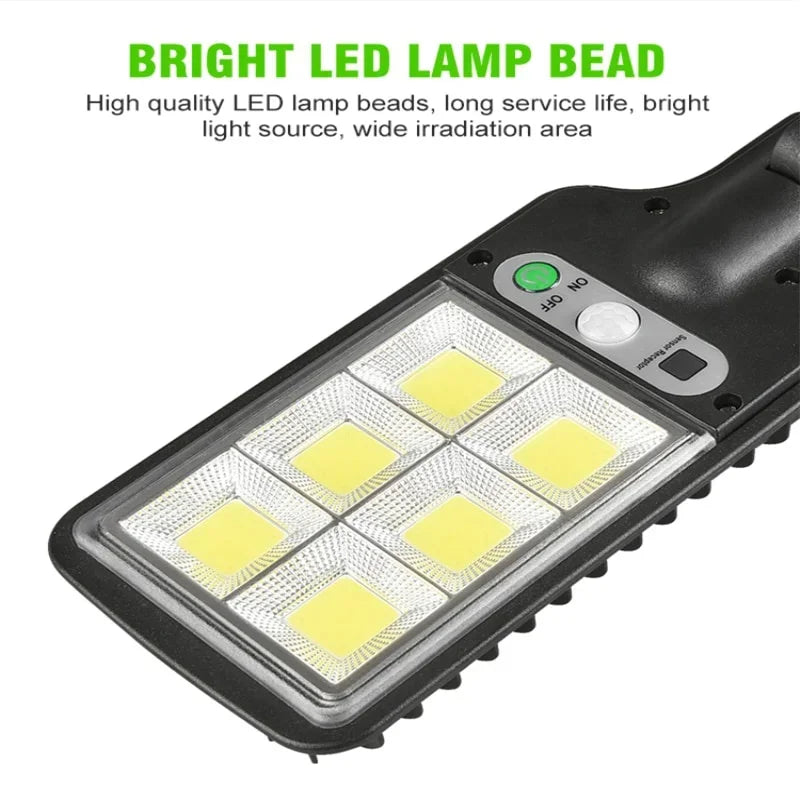 COB LED Solar Wall Light – Outdoor Motion Sensor Security Lamp Solar Security Light Axl