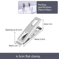 20-Pack Stainless Steel Clothespins – Windproof Sealing Clips Stainless Steel Clothespins Axl 20PCS
