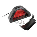 Triangle LED Strobe Brake & Tail Light | Universal 12V Warning LED Brake Light Axl Red