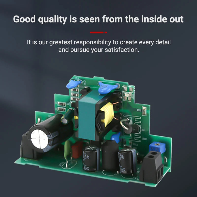 DIN Rail Switching Power Supply AC–DC 5V–48V | HDR-30/60/100 DIN Rail Power Supply Axl