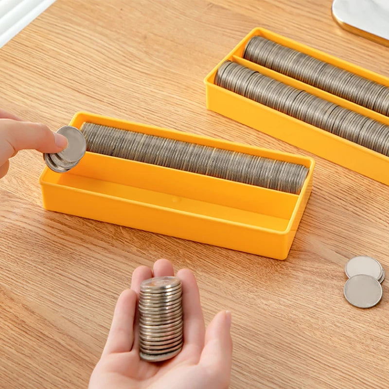 Transparent Portable Storage Box – Coin, Currency & Organizer Storage Box Axl