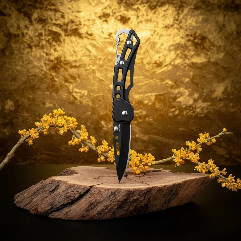 Stainless Steel Folding Pocket Knife – EDC Keychain Knife 1/3pk Folding Pocket Knife Axl