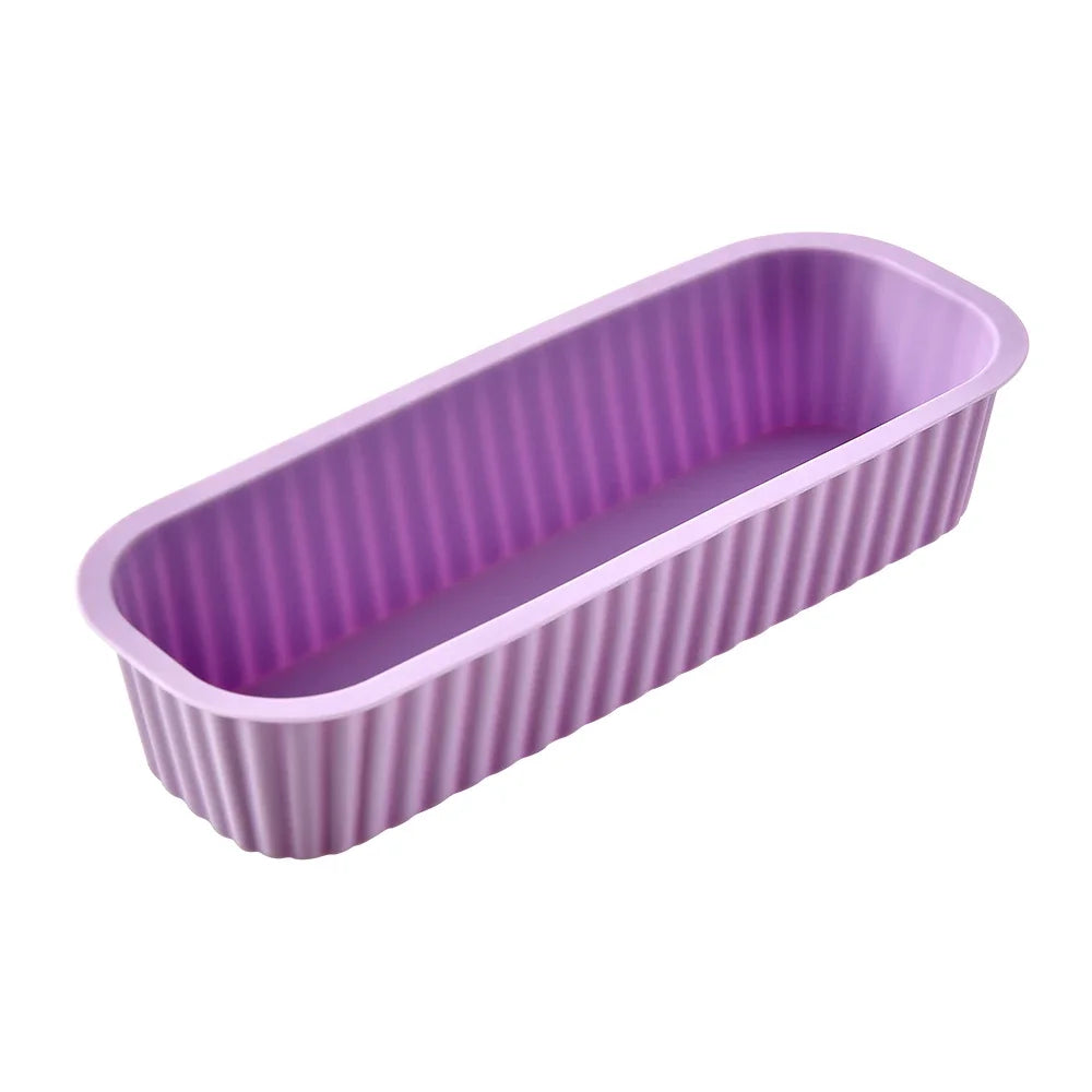 Mini Silicone Loaf Pans – Non-Stick Bread, Cake & Brownie Molds Silicone Baking Mold Axl 1Pc Purple-78856