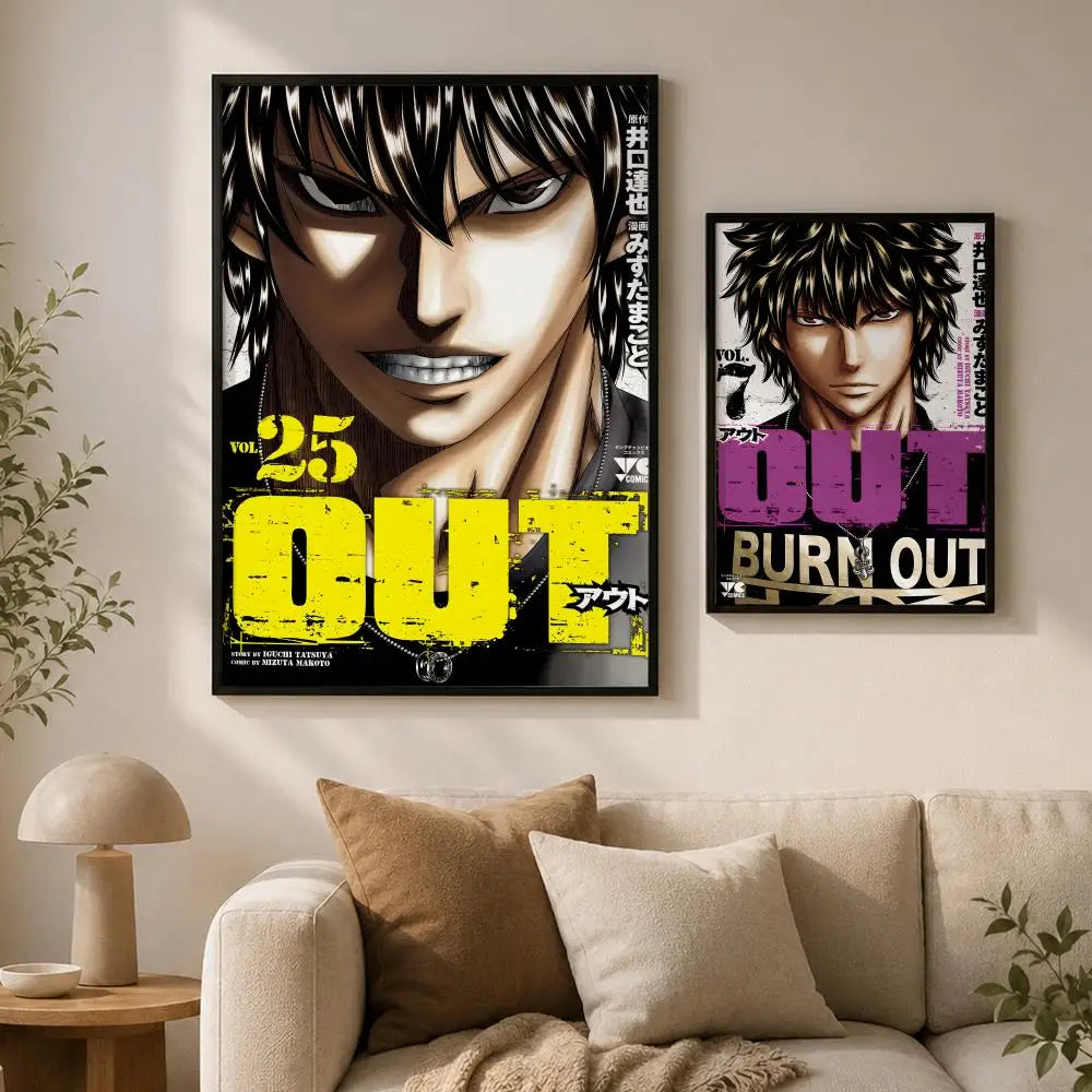 Waterproof Self-Adhesive Wall Poster – HD Modern Art Print Decorative Wall Poster Axl