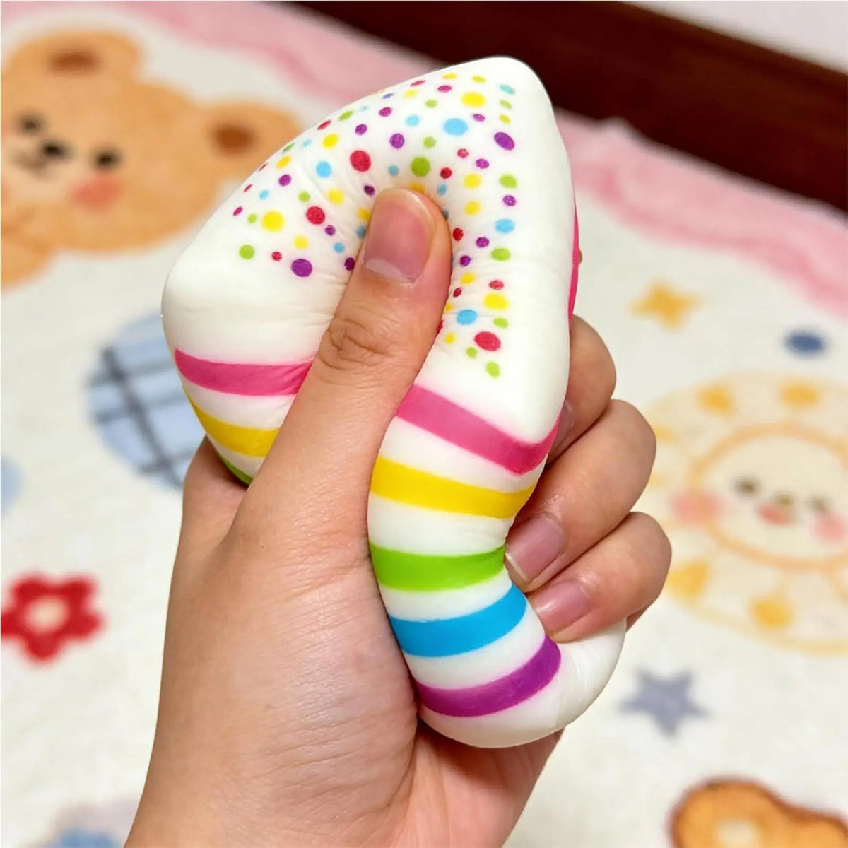 Rainbow Cake Sensory Squeeze Ball – Fidget Toy Kids & Adults Sensory Fidget Toy Axl Default Title