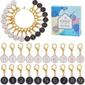 20 Enamel Number Stitch Markers Lobster Clasp Crochet Clips 0–9 Crochet Stitch Markers Axl AECH04-19565