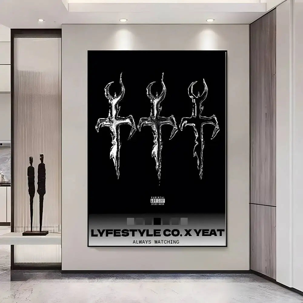 Yeat New Album HD Poster – Self-Adhesive Waterproof Wall Art Wall Art Poster Axl z7 30X40cmNoframe