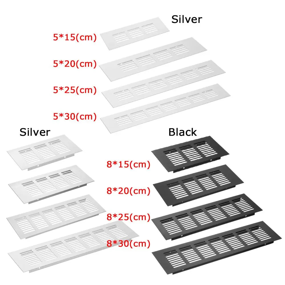 Aluminum Alloy Cabinet Air Vent Grille Cover | Wardrobe Closet Cabinet Vent Grille Axl