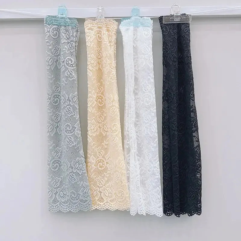 Breathable Lace Sun Protection Arm Sleeves for Women Sun Protection Sleeves Axl